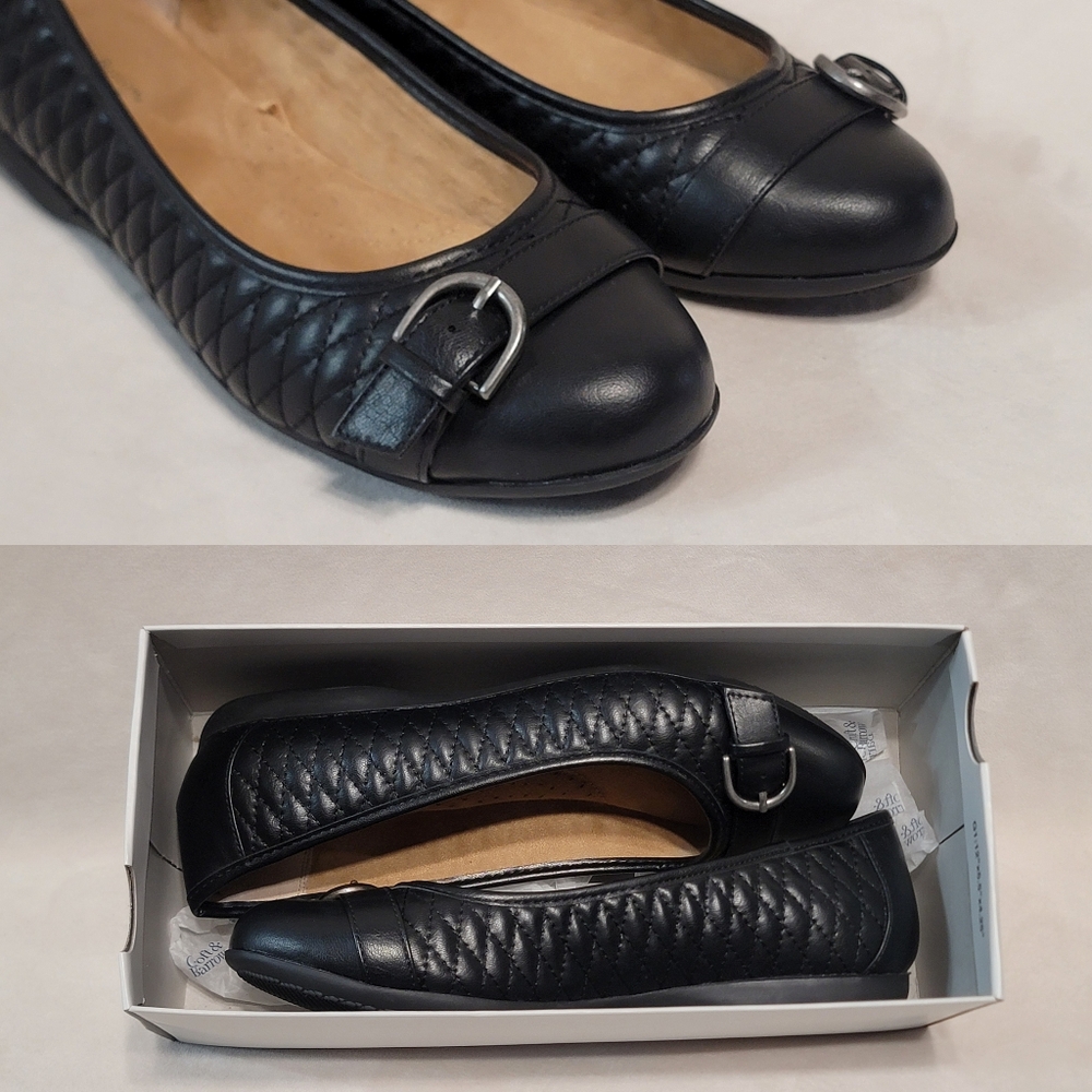 Croft & Barrow Women's Size 8 Ballet Flats Wide Width Ortholite Shoes
